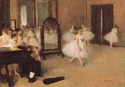 Edgar Degas The Dancing Class oil on canvas